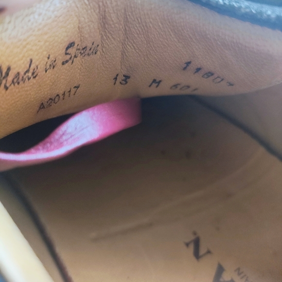 MEZLAN Italian Patina Calfskin Multitone Sneakers Men's 13 - Picture 13 of 16